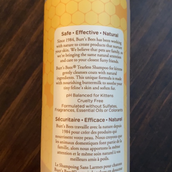 BRAND NEW Burt’s Bees Kitten Shampoo - Picture 5 of 6